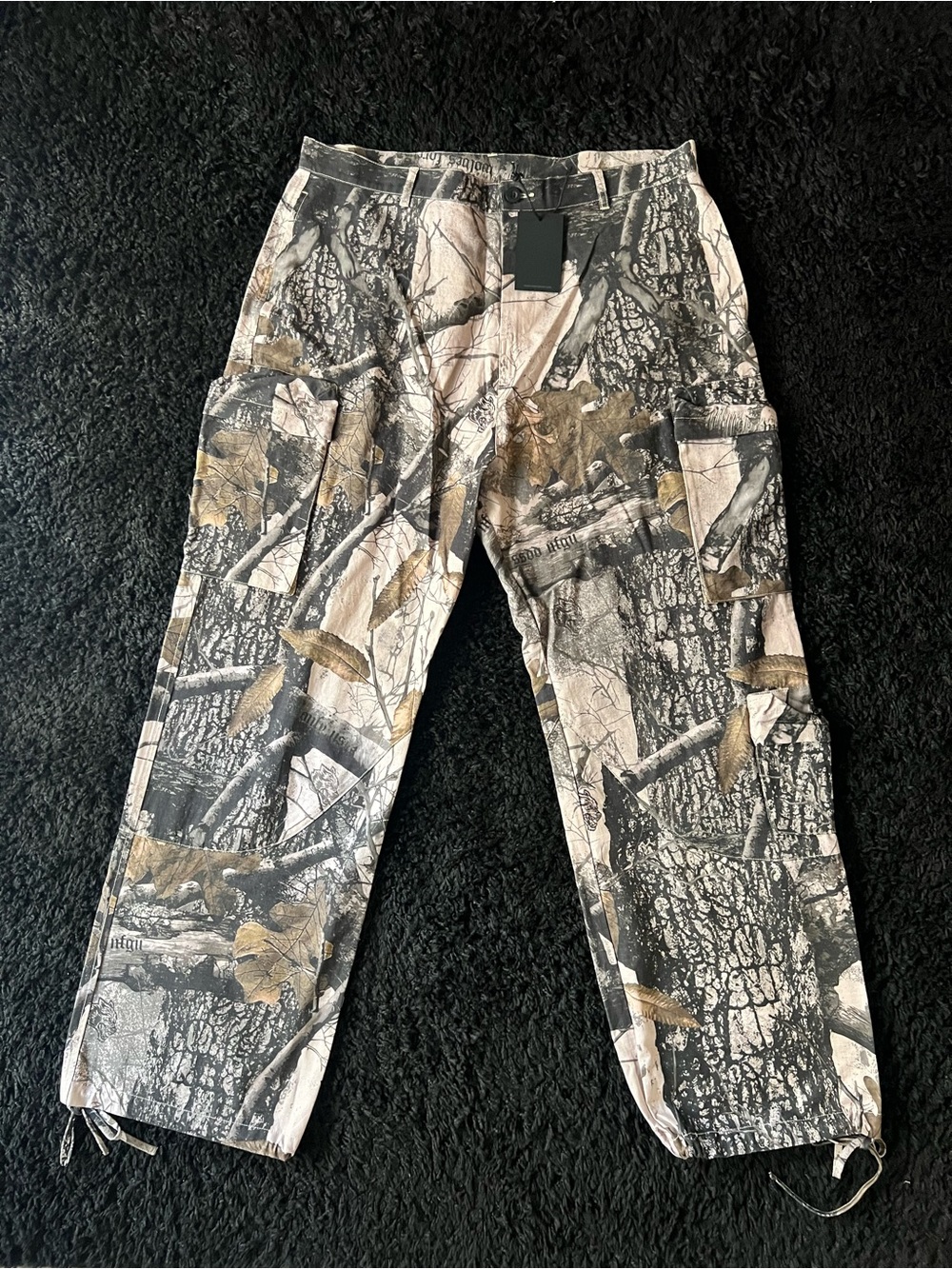 Darc Sport Men's Camo Cargo Pants - Gray/Beige/Brown